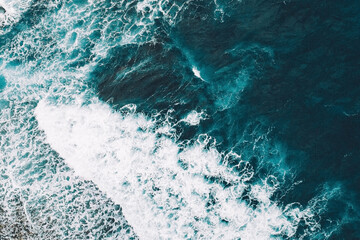 sparkling water on the see