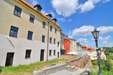 Fototapeta na wymiar Ulice starego miasta w Lublinie