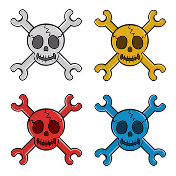 Skull and Crossbones Printable Template