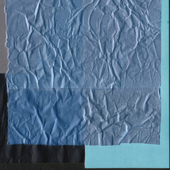 Vintage and old looking crumpled paper background. Retro cardboard texture. Grunge paper for drawing. Ancient book page. Present wrapping.