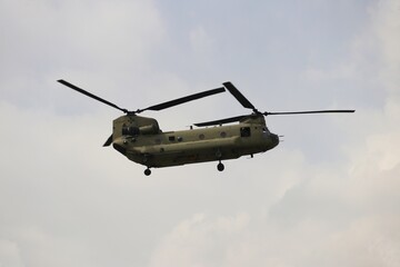 Fototapeta na wymiar American Helicopter in Kabul - Afghanistan