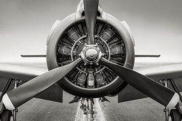 propeller of an historical aircraft