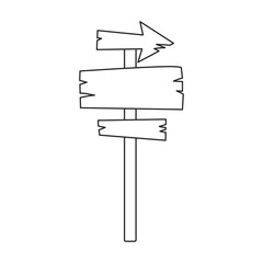 Wood post vector icon.Outline vector icon isolated on white background wood post.