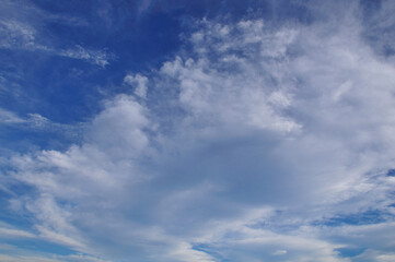 青空と白い雲