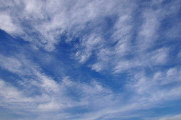Naklejka na ściany i meble 青空と白い雲