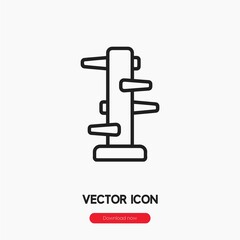 wing chun icon vector sign symbol
