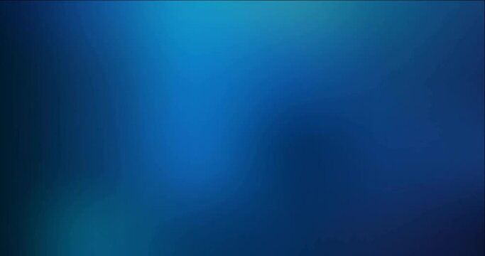 4K looping dark blue video with blur materials. Flowing colorful lights in motion style with gradient. Design for presentations. 4096 x 2160, 30 fps. Codec Photo JPEG.
