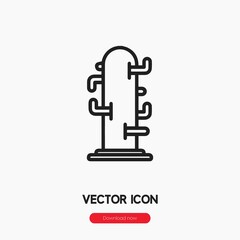 Obraz premium wing chun icon vector sign symbol