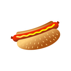 hot dog icon vector illustration design