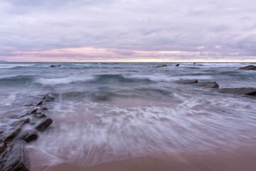 Amazing beach of Barrika (Spain)