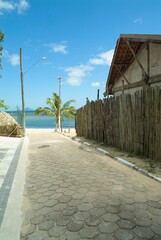 street in the town of island