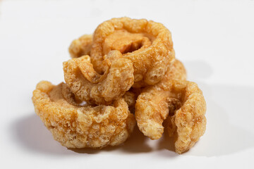 Fried/crackling pork belly Torresmo.