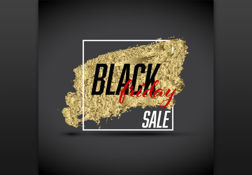 Black Friday Sale Label Layout