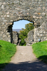 Old Inverlochy Castle near Fort William in the Scottish highlands