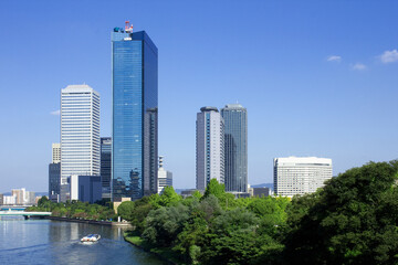 大阪ビジネスパークのビル群
