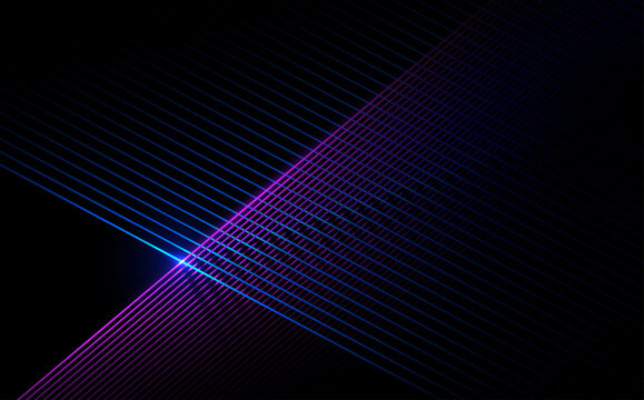 Neon color cross lines background