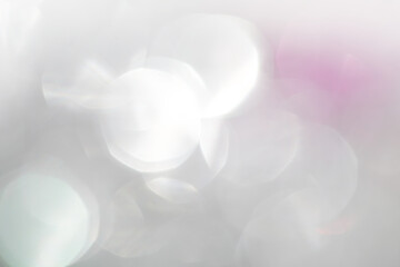 A shiny background of shaded spruce and Ballet Slipper. A sample for the New Year's postcard. © Nadzeya Pakhomava