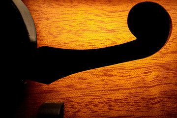 Close Up of F Hole on Mandolin © David Arsham