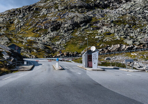 Toll Both At The Entrance To The Road To Dalsnibba Mountain Top, Norway