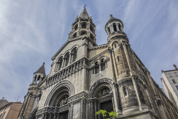 Roman Catholic Church of the Good Shepherd (Eglise du Bon Pasteur, 1883). Croix-Rousse district, Lyon, France.