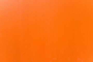 Painted Orange Gypsum Board Built as Wall