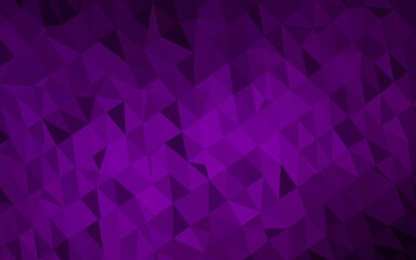 Fototapeta premium Dark Purple vector abstract mosaic background.