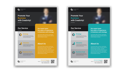 Flyer design, poster, brochure, cover design layout.