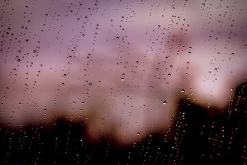 rain on the window