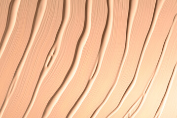 Liquid foundation texture. Make up for women. Top view.