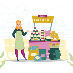 Natural Products Stall Composition