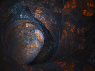 Swirling texture. Abstract image. Fractal.