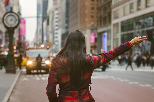 Hailing a cab