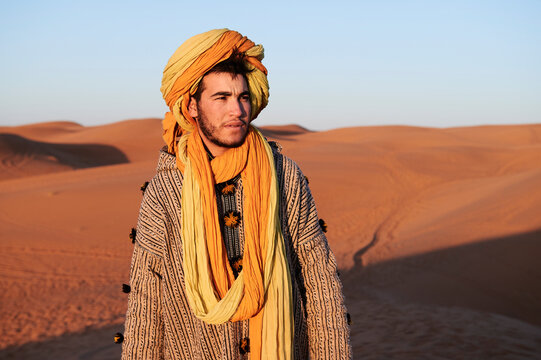 Local berber male looking away