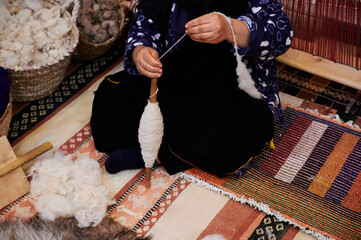 Wool elaboration Morocco