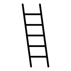 ladder icon. Simple illustration from furniture collection. vector illustration. eps 10