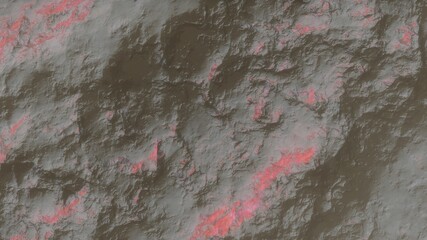 abstract texture of an alien planet in deep space 3d render