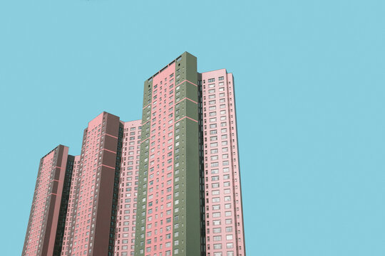 Pastel Skyscrapers