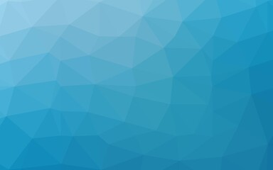 Light BLUE vector polygonal template.