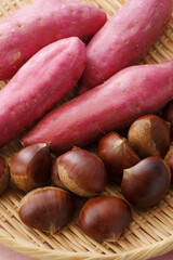 サツマイモと栗