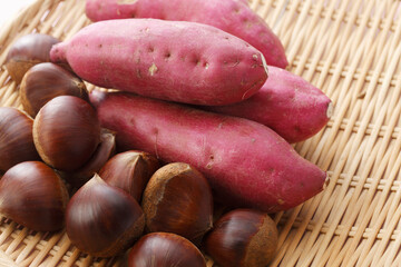 サツマイモと栗