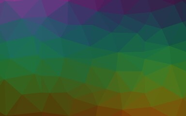 Dark Multicolor, Rainbow vector blurry triangle texture.
