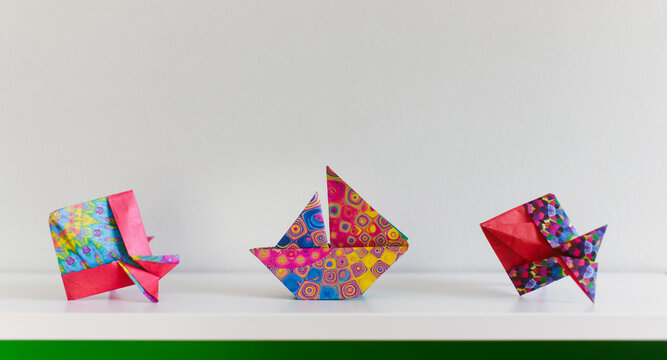 Origami boat