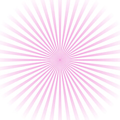 Sunlight horizontal background. Pink color burst background. Vector illustration.