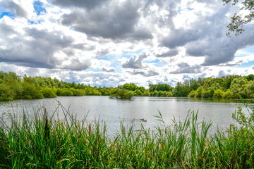 lake in the Milton County UK park