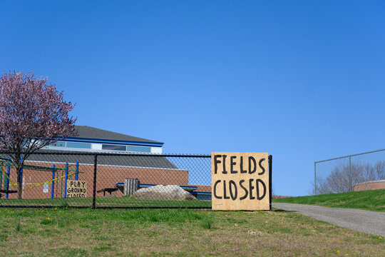 School playground closed
