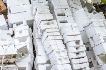 Find a way to dispose the white styrofoam