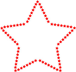 星形星の飾り枠