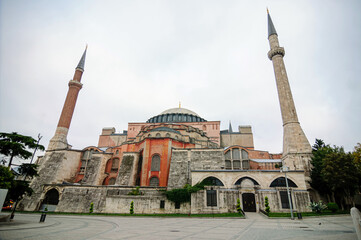 Hagia Sophia is a landmark of the Turkish capital.