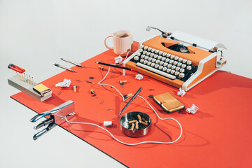 BORED AT WORK III ""-writer series /Office Supplies / Objects-Abstract Set Ups.