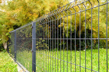 grating wire industrial fence panels, pvc metal fence panel
